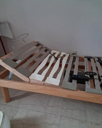 letto singolo reclinabile elettrico 