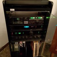 impianto stereo Toshiba con due casse