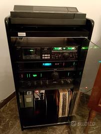 impianto stereo Toshiba con due casse