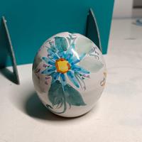Uovo portafortuna ceramica Solimene Vietri sul Mar