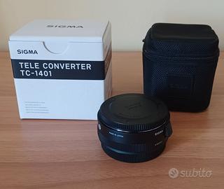 Sigma TC 1401 1.4x attacco Canon