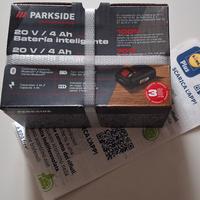 batteria Parkside  20v bluetooth 4ah garanzia 