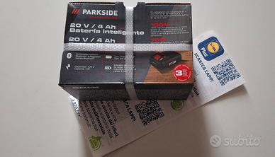 batteria Parkside  20v bluetooth 4ah garanzia 