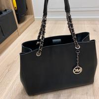 Borsa in pelle nera Michael kors