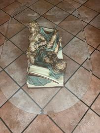 Tavolino in vetro con base da salotto