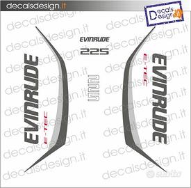 kit adesivi motore marino Evinrude G2 225 250 300
