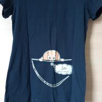 maglietta manica corta annuncio gravidanza 