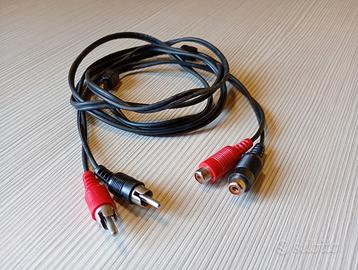 Cavo RCA maschio/femmina lunghezza 150 cm