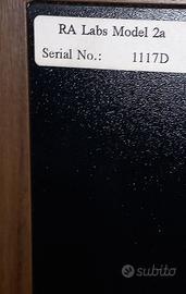 RA LABS 2A GOLD SERIES 3 way speaker