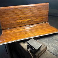 Panche in legno tram Milano 1920