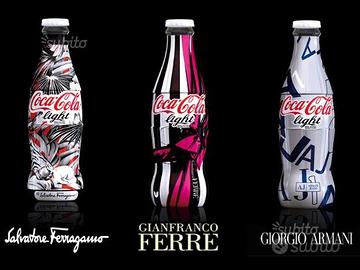 3 Bottiglie CocaCola Light Tribute to Fashion: Fer