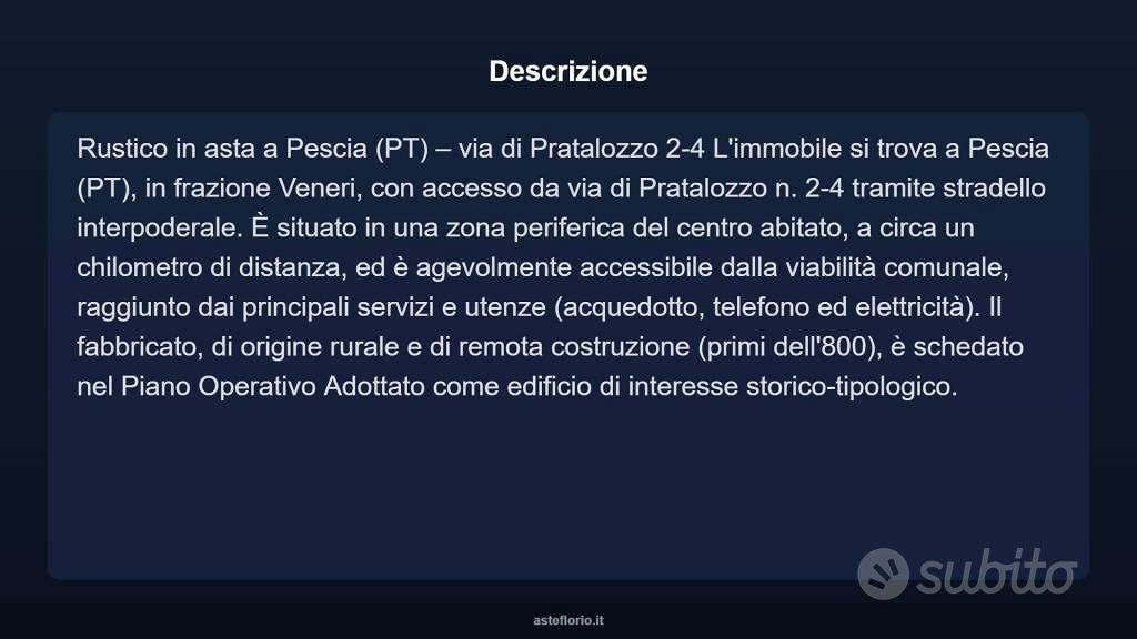 Immobile in asta di 440 m² con più di 5 locali a P - Vista 3