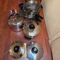 Batteria Imco e pentola a pressione Lagostina