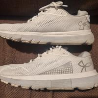 under armour hovr infinite 5  white grey ottime