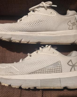 under armour hovr infinite 5  white grey ottime