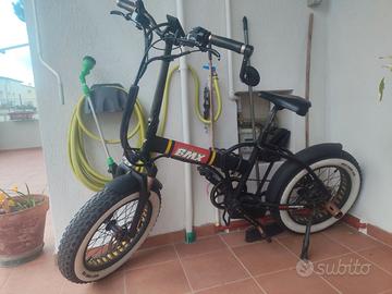 Bici elettrica fat bike bmx