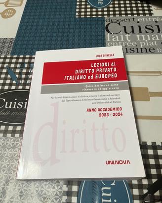 Lezioni di diritto privato italiano ed europeo