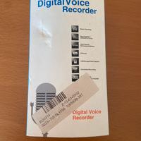 Digital voice recorder, lettore MP3