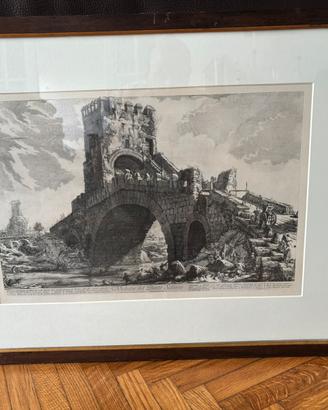Incisione Piranesi Ponte Salario