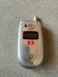 Telefono Mottorola, grigio vintage