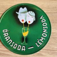 Targa  pubblicitaria Oransoda Lemonsoda