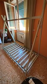 letto montessori a tenda