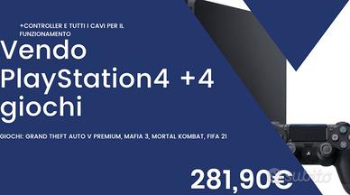ps4 slim+ 4 giochi 