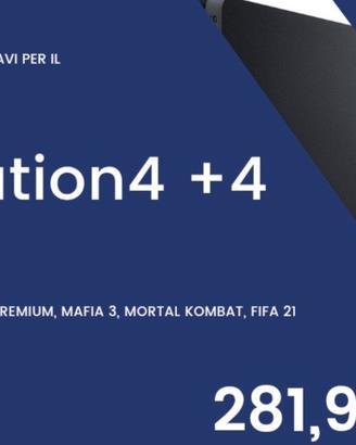 ps4 slim+ 4 giochi 