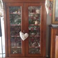 Vetrinetta in legno di ciliegio 