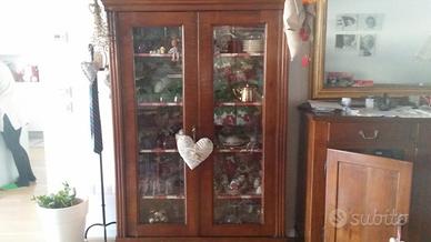 Vetrinetta in legno di ciliegio 