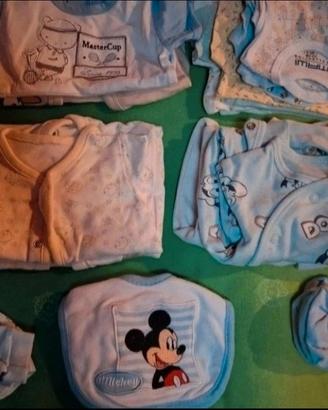 set abbigliamento vestiti neonato bambino 0/1