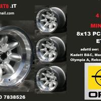 Cerchi minilite 8x 13 4x100 et-6 OPEL