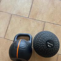 Palla medica e kettlebell