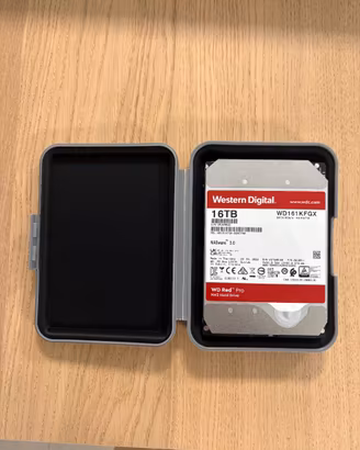 WD Red Pro 16TB NAS WD161KFGX – 3.5" SATA 7200 RPM