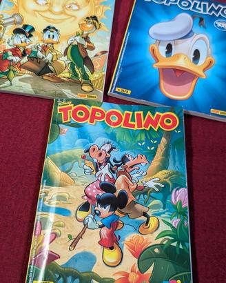 Lotto 3 fumetti di Topolino