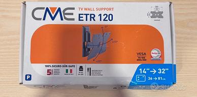Supporto tv a parete CME ETR 120 - VESA 200x100