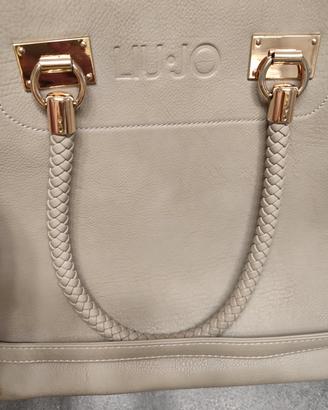 borsa LUIJO pelle grigio chiaro 