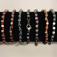 Bracciale tipo spadarella fatti a mano 17a21cm