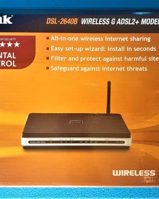 Modem router "d-link dsl-2640b"
