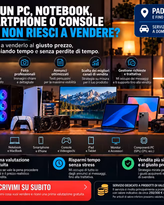 Gestione annunci PC, MacBook e Smartphone