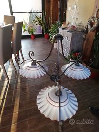 Lampadario a 3 lampadine