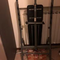Palestra Hom Gym Completa di Bilanciere e 2 manubr