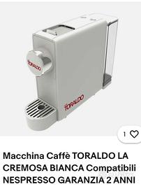 MACCHINETTA NUOVA compatibile NESPRESSO TORALDO 