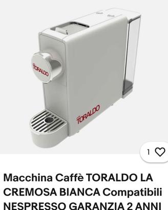 MACCHINETTA NUOVA compatibile NESPRESSO TORALDO 