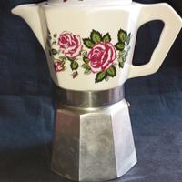 Caffettiera in ceramica vintage Flory Express