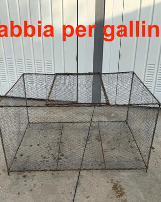 Gabbia per galline pollame volantili NUOVA
