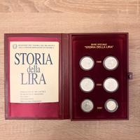 MONETE AG PROOF “STORIA DELLA LIRA”, 1999/2001