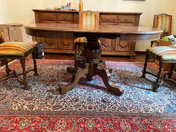 Arredamento salotto completo legno