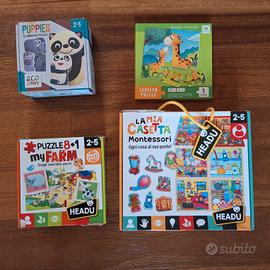 Set 4 giochi 2-5 anni