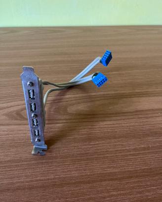 Scheda 4 usb 2.0